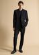 Blazer nero slim fit foderato con rever classici_1