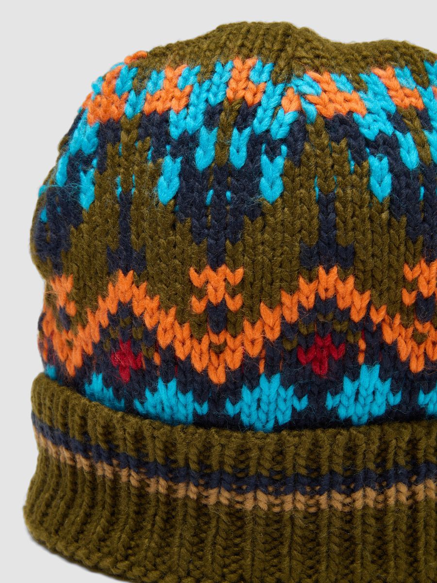 Multicolour all-over patterned beanie_2