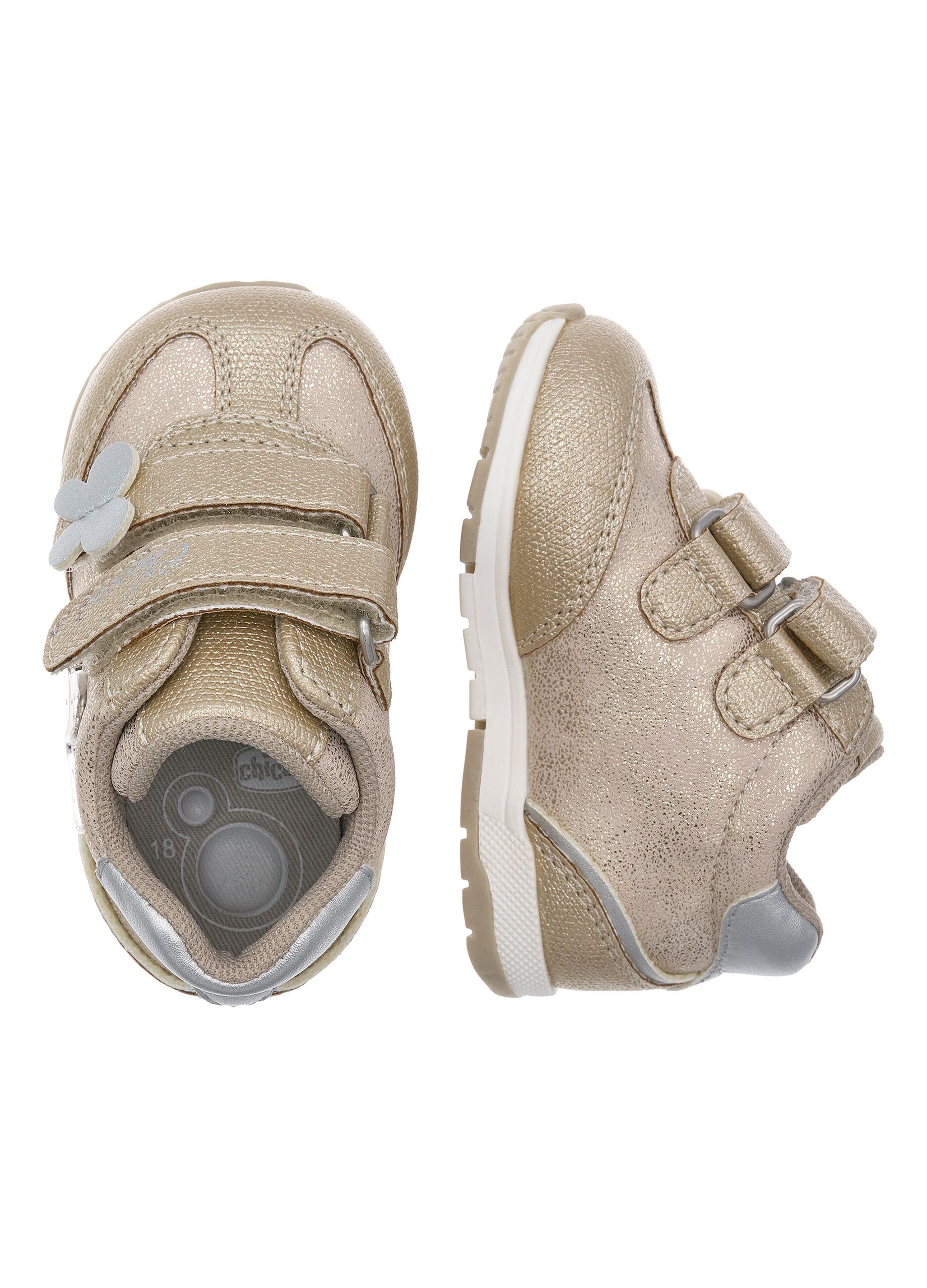 Chicco Beige Velcro Sneakers