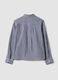 Blue checked regular-fit stretch cotton shirt_2