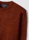 Maglia marrone girocollo in jersey knit regular fit_5