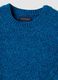 Blue wool-blend crew-neck vest with oversized fit_5