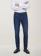 Slim fit dark-wash stretch cotton jeans_1