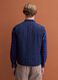 Blue gilet in a cotton, lyocell and viscose blend_3