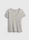 M&eacute;lange T-shirt with V neck_2