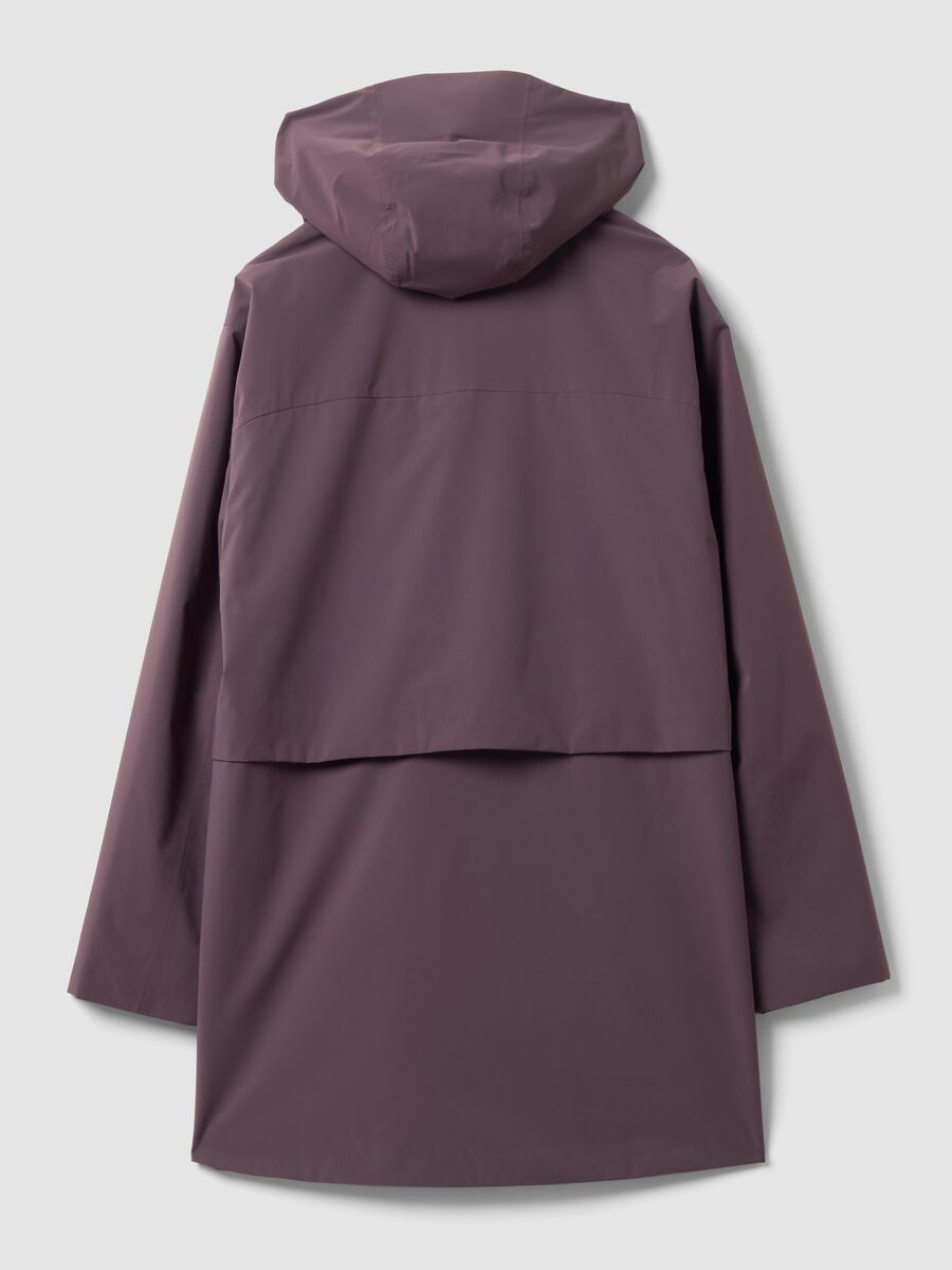 Water-repellent, breathable padded purple parka with hood ALTAVIA STUDIO_6
