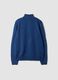 Blue half-zip neck jumper_2