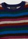 Navy striped pure wool crew-neck jumper_2