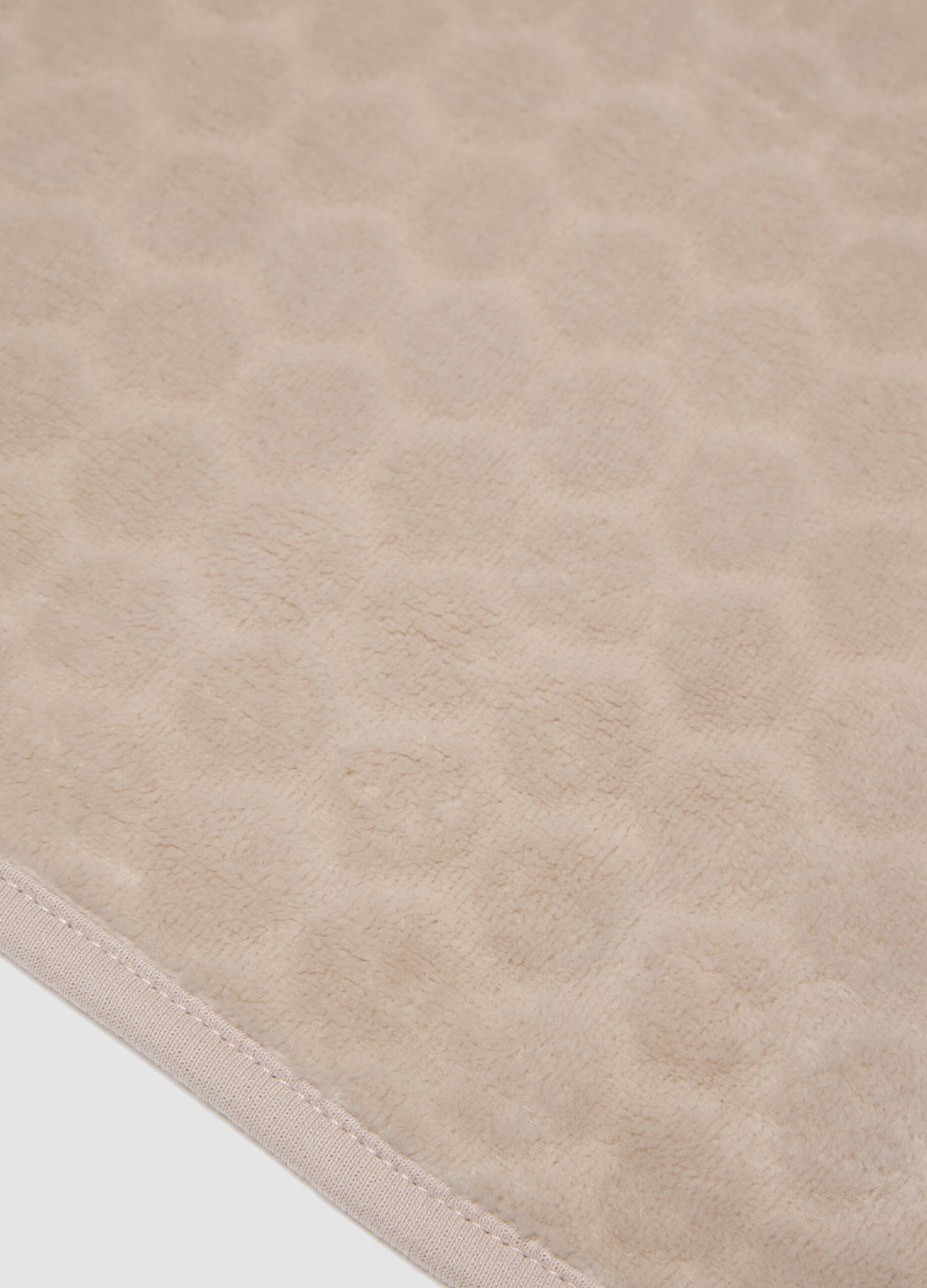 Beige organic cotton baby blanket