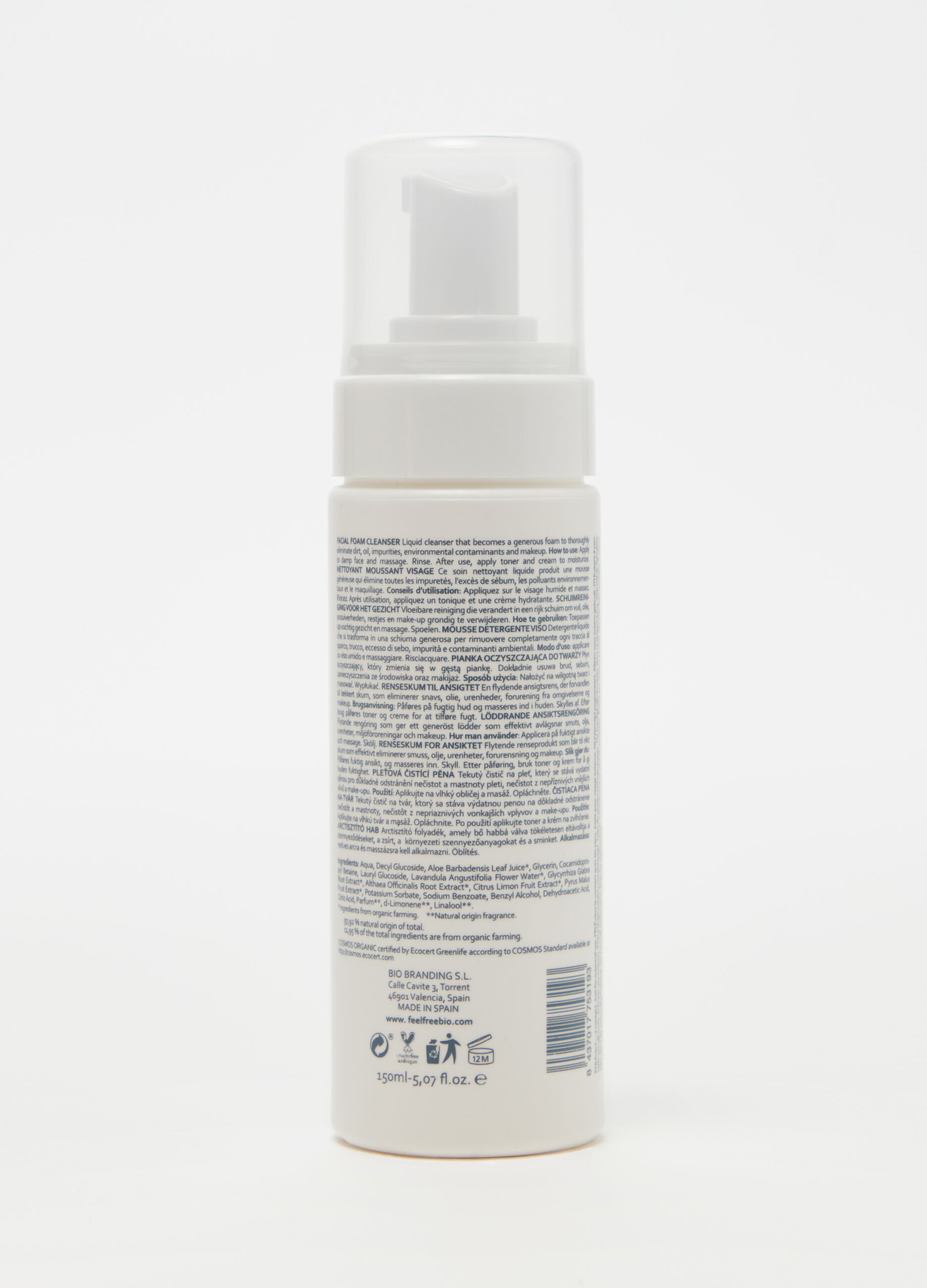Face cleansing mousse