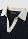 Blue wool-blend polo-collar jumper_1