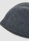 Grey fleece beanie_1