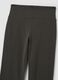 Grey stretch cotton flared trousers_6