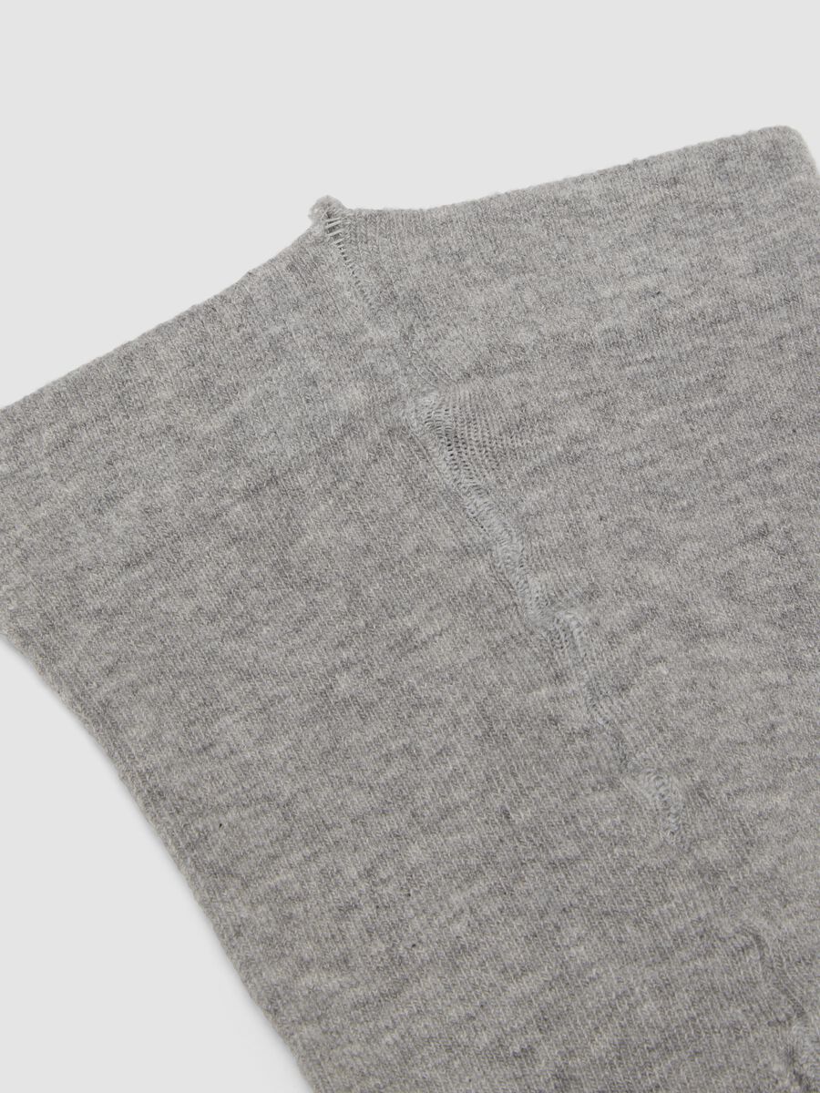 Grey marl organic stretch cotton tights_2