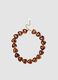 Orange necklace with marbled-effect hearts_0