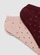 3-pack of multicolour short socks in organic cotton blend with pattern_1