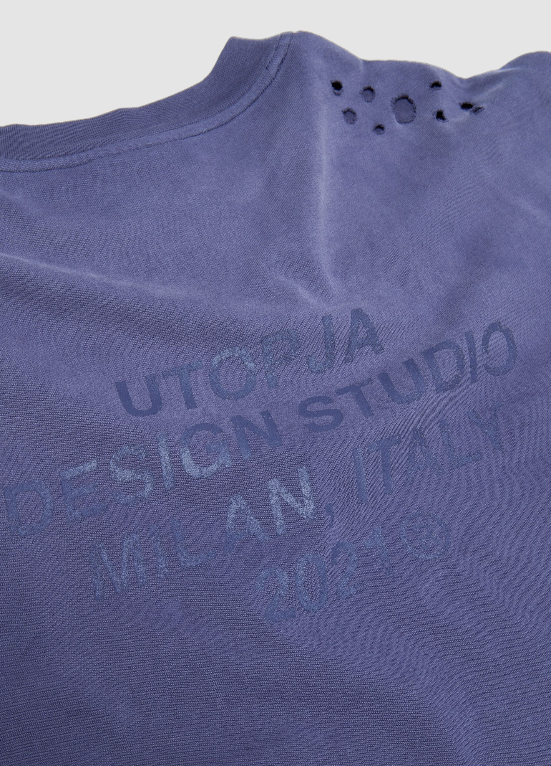 Double Long Sleeve Sunfaded Twilight