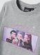 Grey stretch cotton long-sleeve T-shirt with K-Pop Demon Hunters print_2