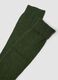 Green knee-high socks in wool, viscose and stretch cashmere_2