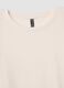 Pigiama bianco in misto viscosa elasticizzata con girocollo regular fit_1