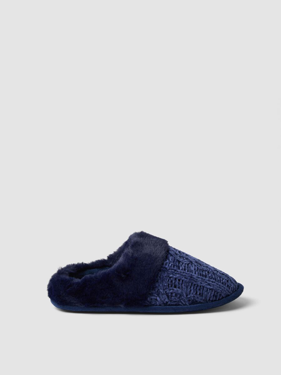 Pantofole blu da casa morbide_0