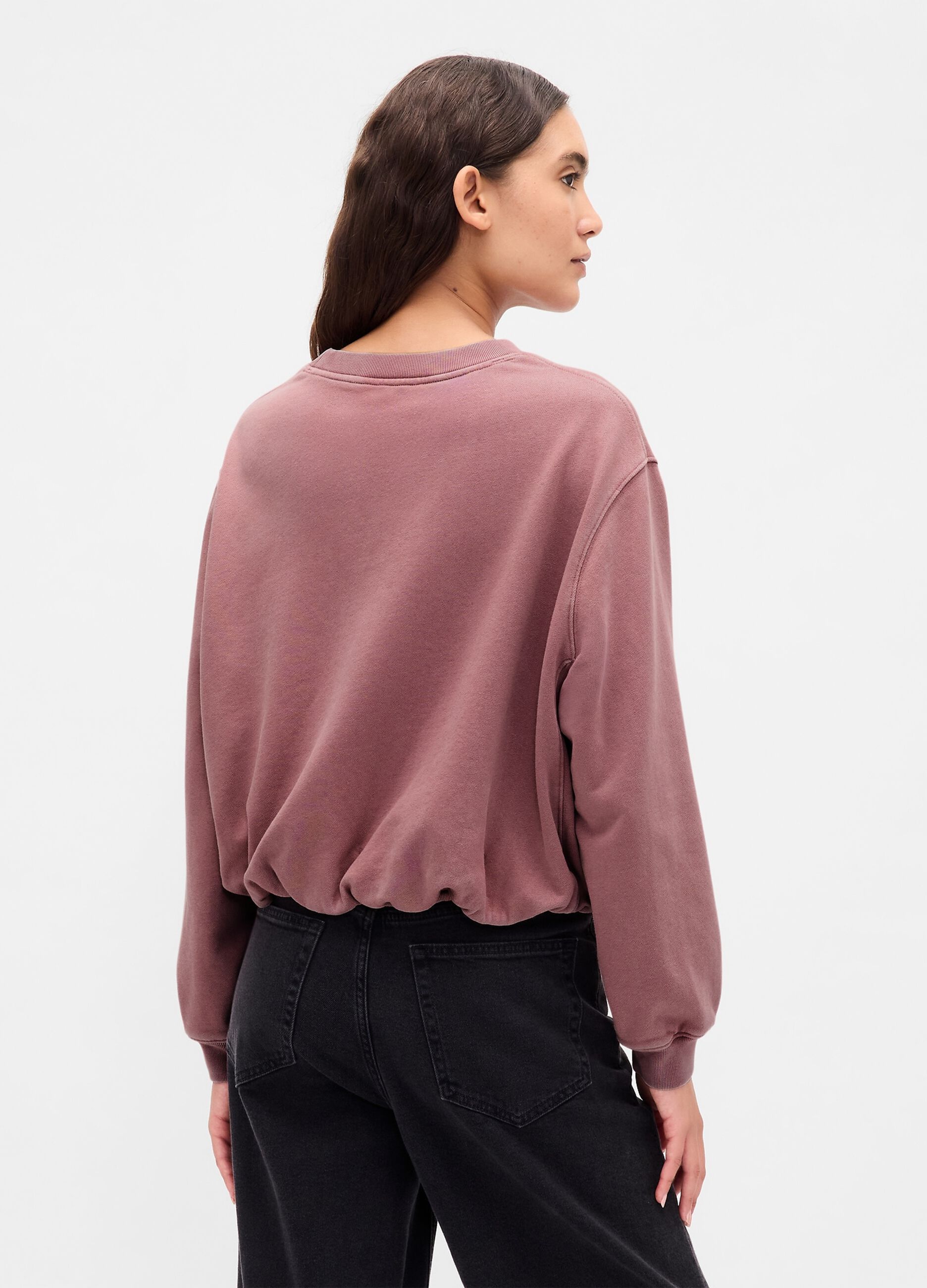 Pink Crew Neck Sweatshirt