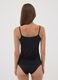 Black stretch crew-neck vest top, regular fit_3