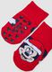 2-pack of short anti-slip socks in stretch organic cotton Mickey & Friends_1