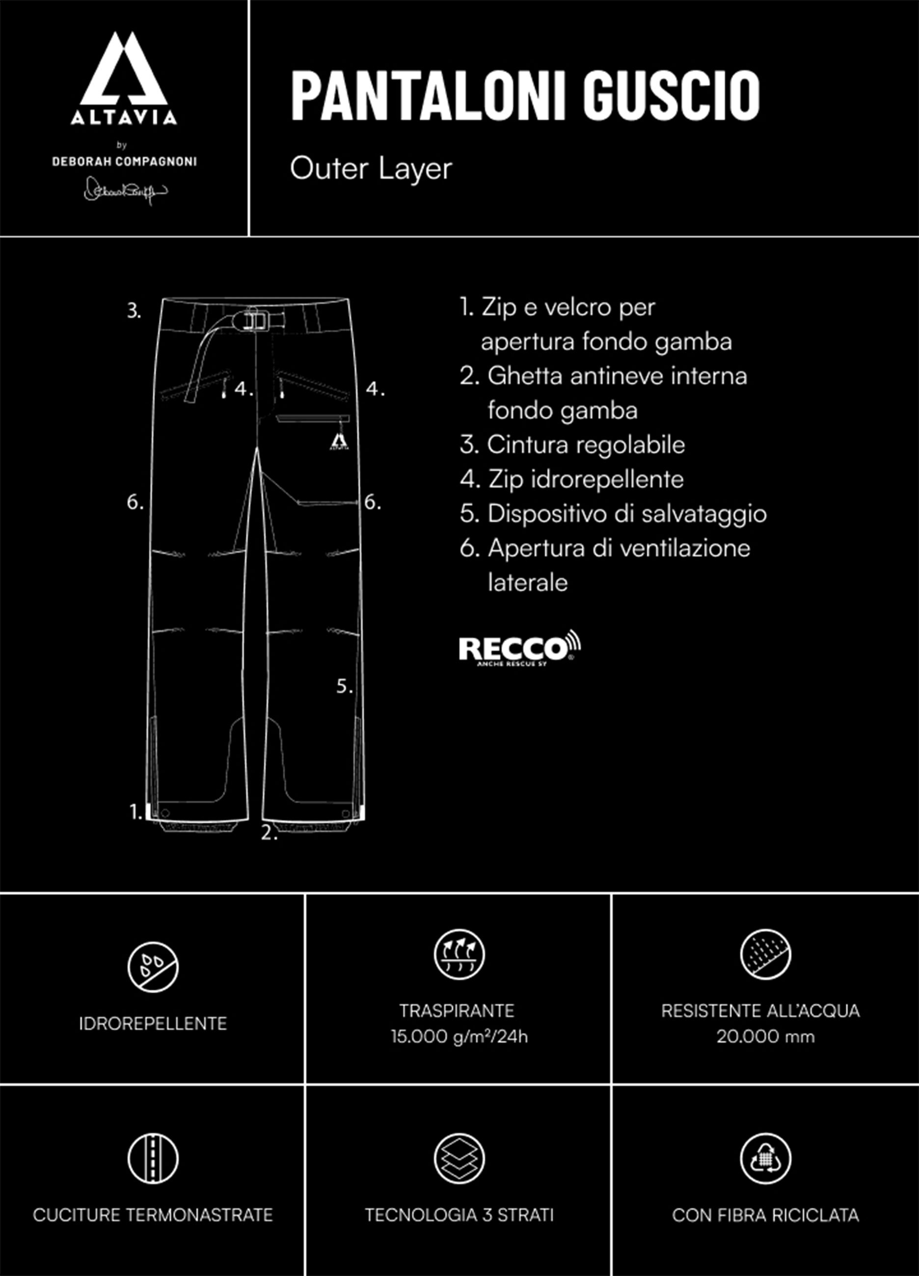 ALTAVIA WITH DEBORAH COMPAGNONI Shell Trousers