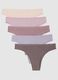 Multipack Brazilian briefs in stretchy multicolour cotton regular fit_4