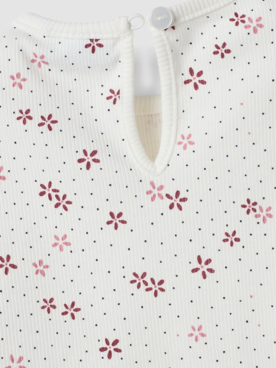White organic stretch cotton crew-neck T-shirt_3