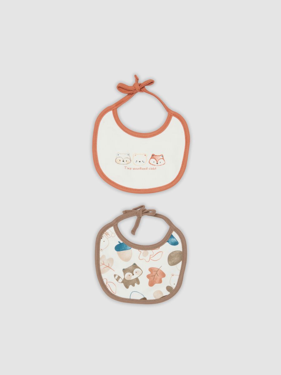 Bipack bavaglini bianchi in puro cotone organico_0