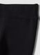 Black flared trousers in stretch cotton_1