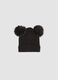 Cappello nero con pompon e ricamo Minnie_1