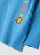 Blue pure cotton jersey T-shirt with crew neck and Sonic print_3