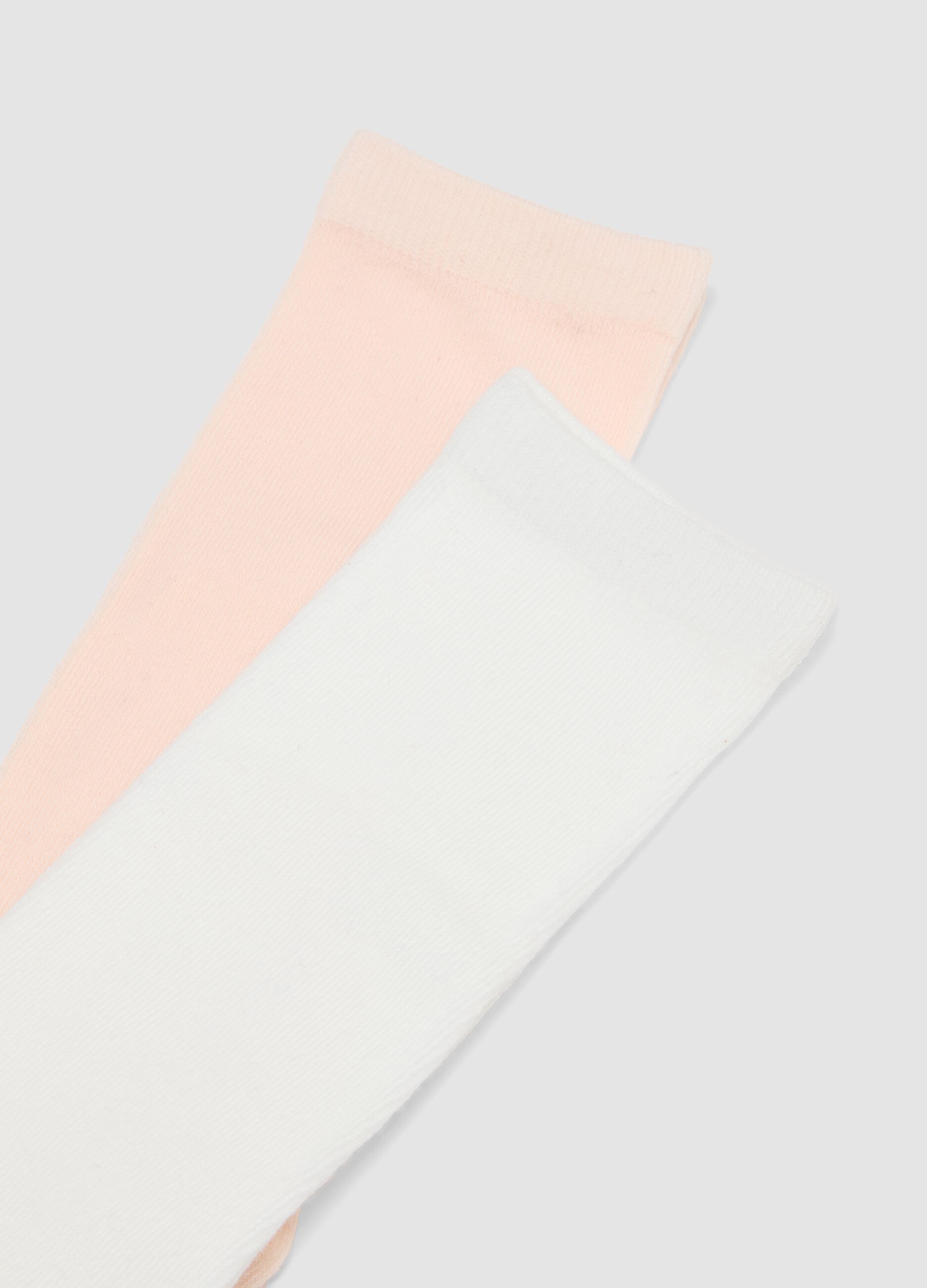 3-pack of multicoloured long socks in stretch organic cotton