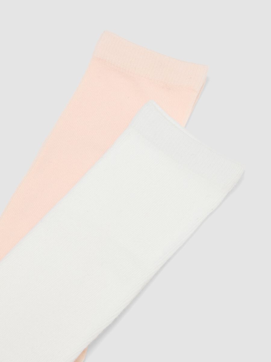 3-pack of multicoloured long socks in stretch organic cotton_1