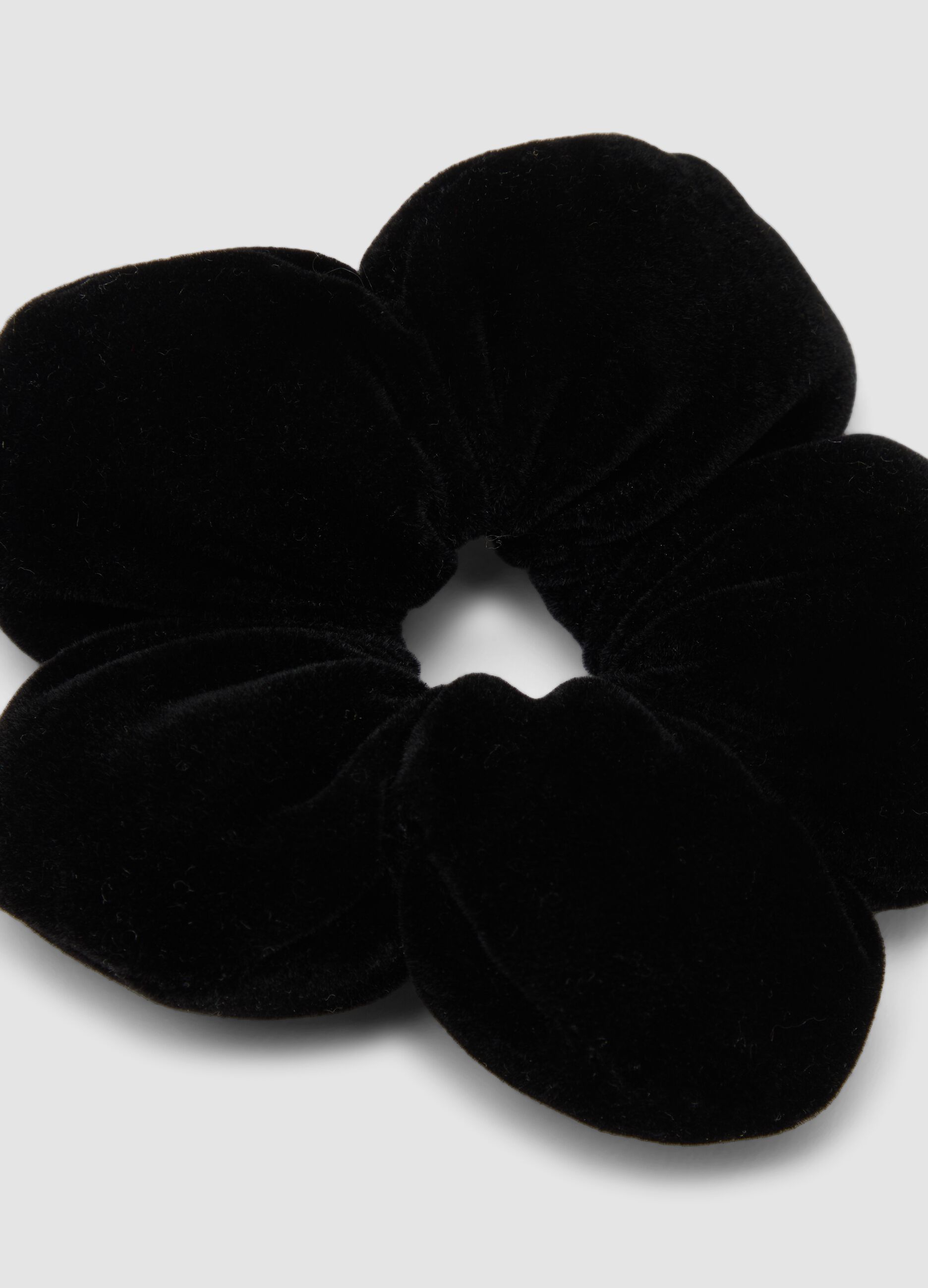 Black statement scrunchie
