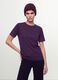 Purple organic cotton crew-neck T-shirt, regular fit_1