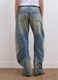 جينز أزرق فاتح من القطن الخالص بقصّة فضفاضة_2