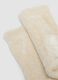 Calzini bianchi in tessuto elasticizzato effetto peluche_1