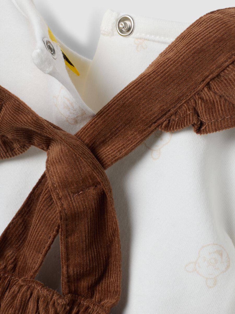 White pure organic cotton set with Winnie the Pooh print_3