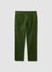 Green stretch-cotton chino trousers_0
