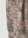 Beige and taupe camo baggy cargo trousers in pure cotton_2
