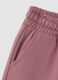 Pantaloni viola in puro cotone organico con vita elastica_2