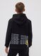 Black pure cotton hoodie with The Simpsons print for boys_2