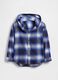 Cotton Blue Hooded Shirt_3