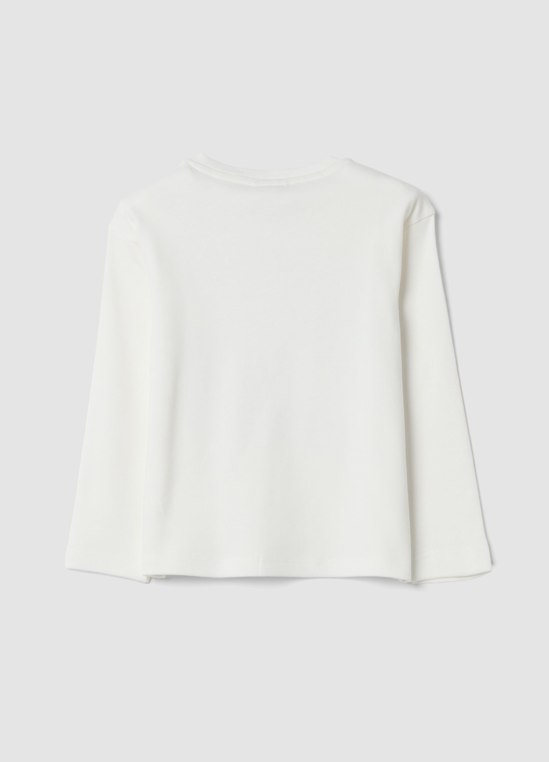 T-shirt bianca in puro cotone con stampa Marvel Spider-Man