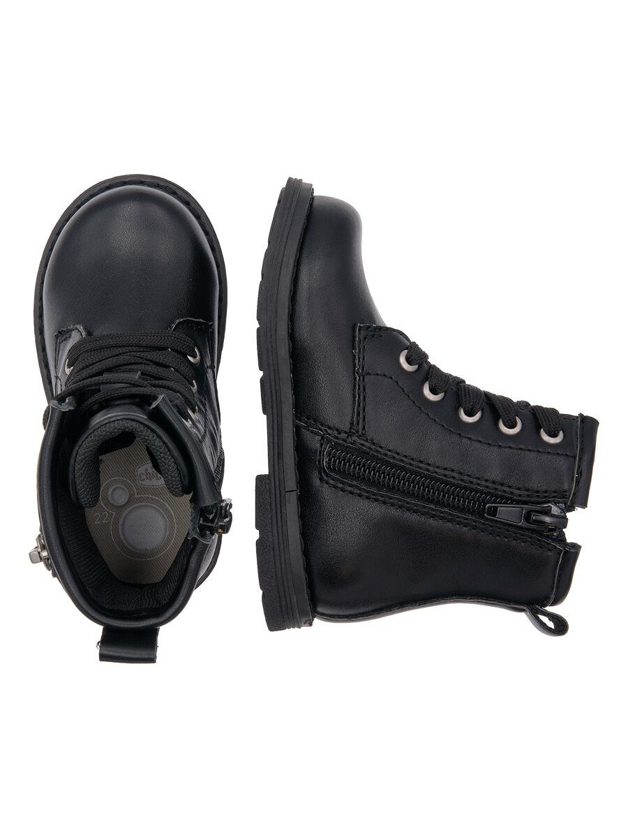 Chicco black ankle boots for girls_1