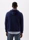 Full-zip fleece sweatshirt with logo embroidery_1